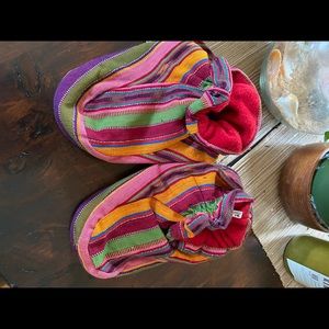 Colorful house slippers